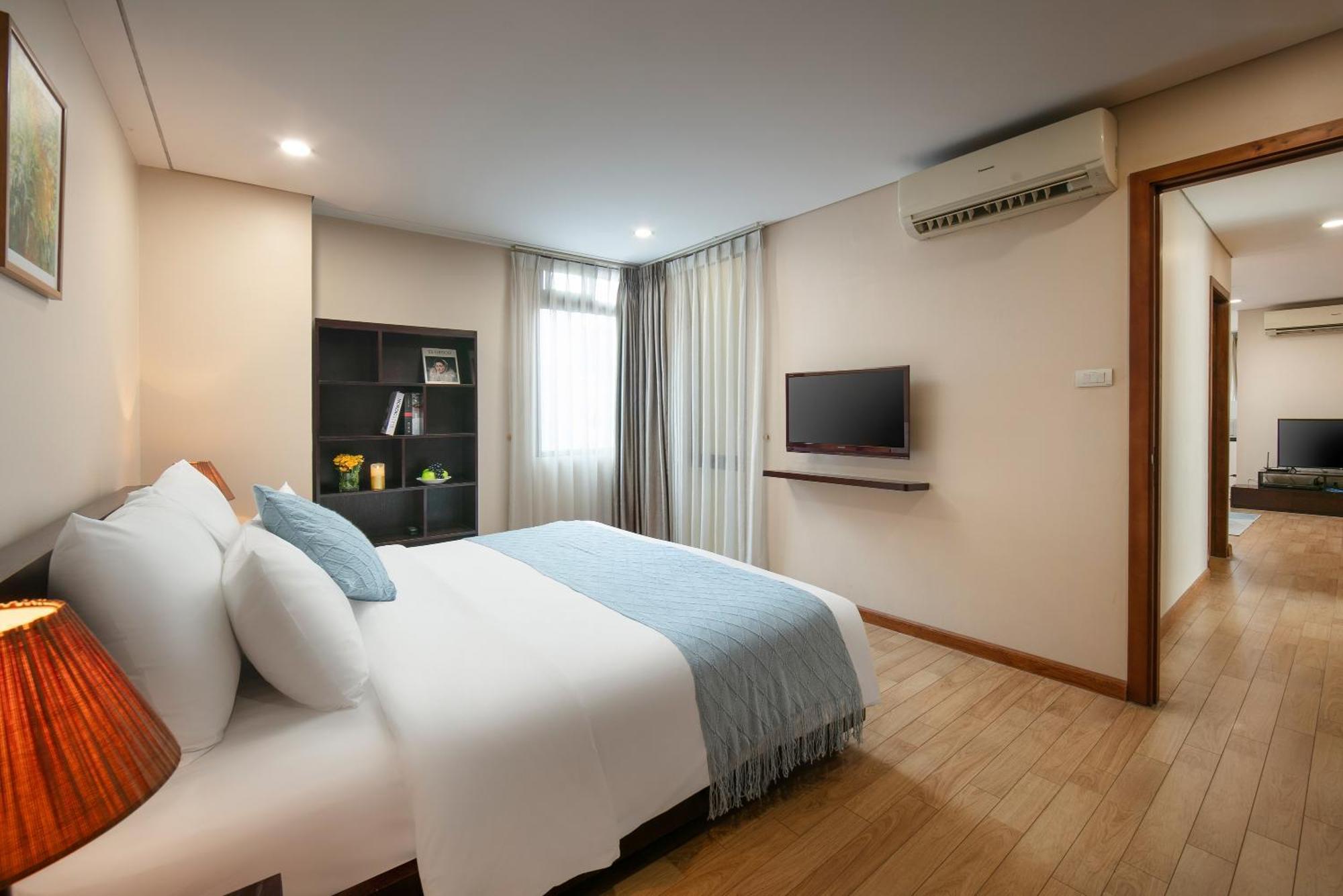 Hb Serviced Apartment - 121B Quan Hoa Hanoi Exterior foto
